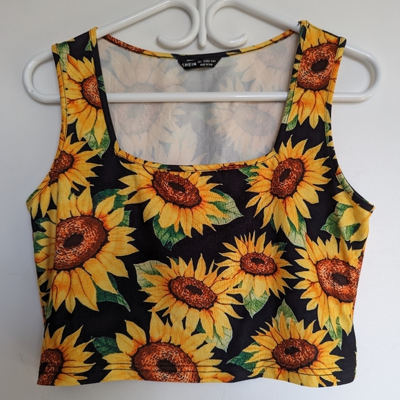 Sunflower Cropped Top - Picture 1 of 5